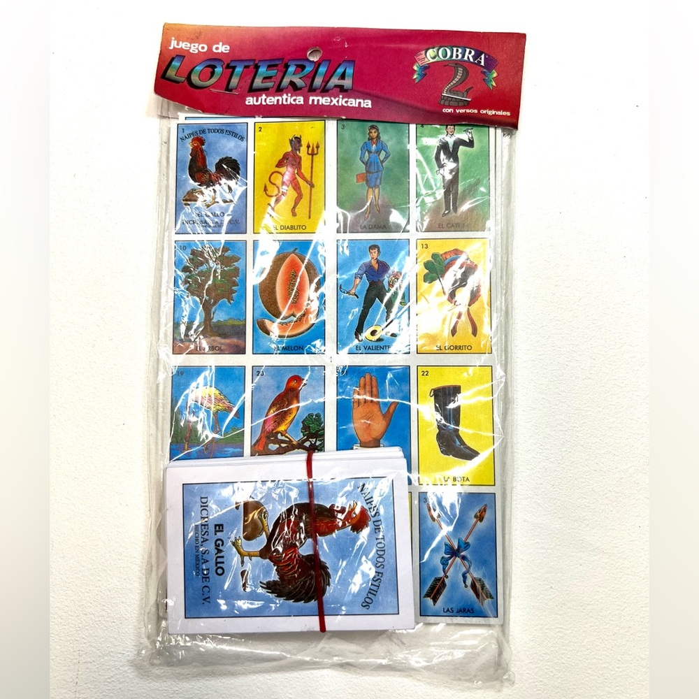 🆕 NWT Mexican Lotería Game Set Spanish Lottery Card Game Bingo Authentic Mexico